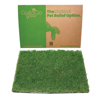 Product Gotta Go Grass The Natural Relief Dog Potty Pads with Tray, 16-in x 24-in