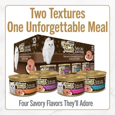 Product Fancy Feast Savory Centers, Pate, Salmon