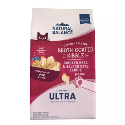 Product Natural Balance Indoor Adult Cat Broth Coated Kibble - Wheat & Soy free, Chicken & Salmon