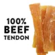 Product Dentley's Natural Chews Beef Tendon Strips 6 Inch 8 OZ