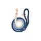 Product Sassy Woof Ombre Blue Dog Rope Leash: 5-ft long