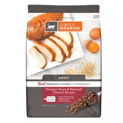 Product Simply Nourish® Urinary Tract & Hairball Control Adult Dry Cat Food - Natural, Chicken