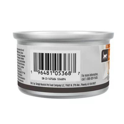 Product Simply Nourish Urinary Tract Health and Hairball Control Adult Cat Food - Natural, 3 OZ
