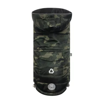 Product GF PET® Elasto-fit® Camo Recycled Dog Parka