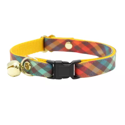 Product Made By Cleo® Campfire Fall Plaid Breakaway Cat Collar