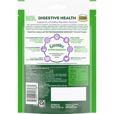 Product Greenies Digestive Health Supplements