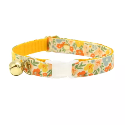 Product Made By Cleo® Aurora Yellow Floral Breakaway Cat Collar