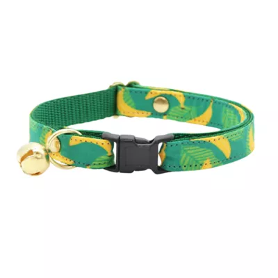 Product Made By Cleo® Going Bananas Green Tropical Breakaway Cat Collar