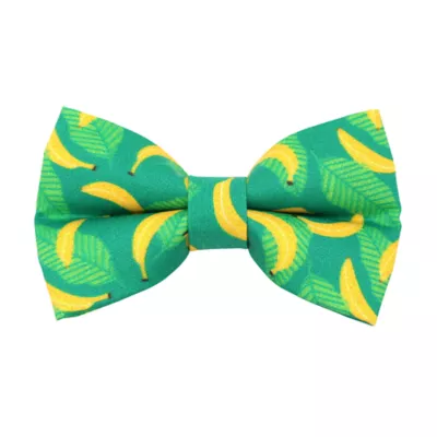 Product Made By Cleo® Going Bananas Green Tropical Cat Bow Tie