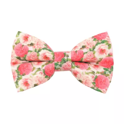 Product Made By Cleo® Pretty in Peony Pink Floral Cat Bow Tie