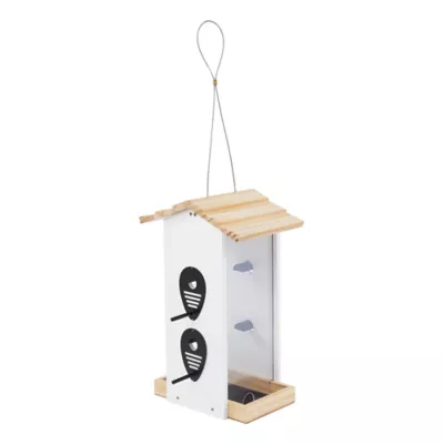 Product All Living Things® Wild Bird White & Black Feeder