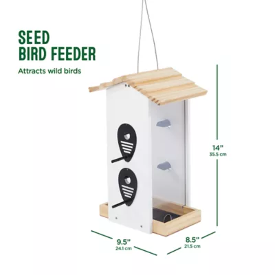 Product All Living Things® Wild Bird White & Black Feeder