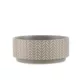 Product Top Paw® Grey Etched Ceramic Dog Bowl