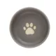 Product Top Paw® Grey Etched Ceramic Dog Bowl