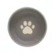 Product Top Paw® Grey Etched Ceramic Dog Bowl