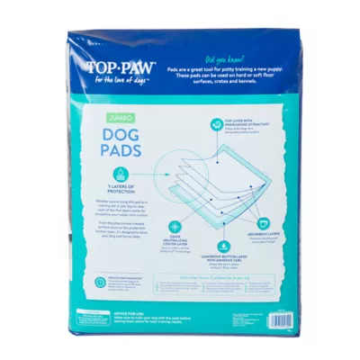 Product Top Paw® Jumbo Dog Pads - 54"L x 37"W