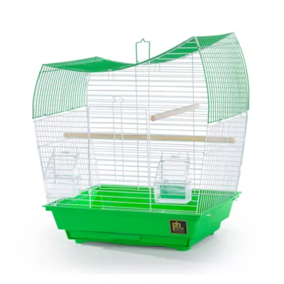Product Prevue Pet Products South Beach Wave Top Bird Cage Lime Green