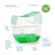 Product Prevue Pet Products South Beach Wave Top Bird Cage Lime Green