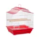 Product Prevue Pet Products Soho Crown Roof Cockatiel Cage Red & White