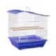 Product Prevue Pet Products Soho Wave Top Roof Cockatiel Cage Blue & White