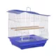 Product Prevue Pet Products Soho Wave Top Roof Cockatiel Cage Blue & White