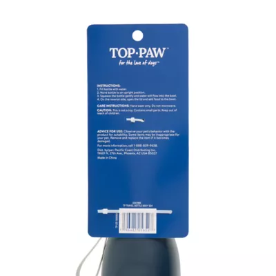 Product Top Paw 2-in-1 Water Bottle & Food Dispenser