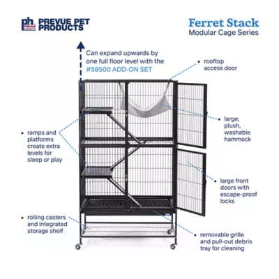 Product Prevue Pet Products Ferret Stack Home 2 Story