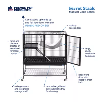 Product Prevue Pet Products Ferret Stack Home 1 Story