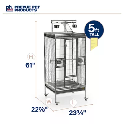 Product Prevue Pet Products Medium Stainless Steel Playtop Bird Cage