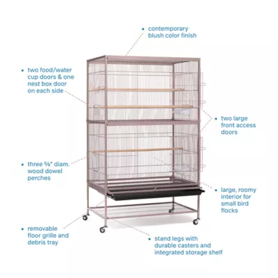 Product Prevue Pet Products Wrought Iron Flight Cage with Stand