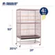 Product Prevue Pet Products Wrought Iron Flight Cage with Stand