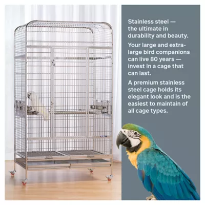 Product Prevue Pet Products Imperial Stainless Bird Cage