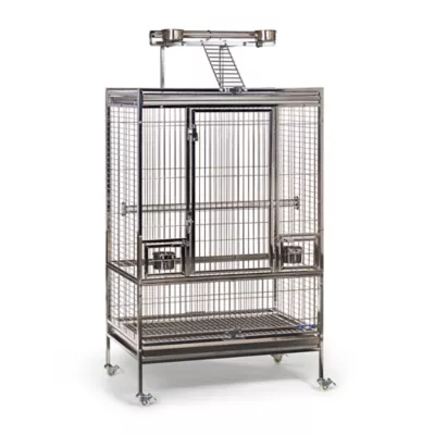 Product Prevue Pet Products Large Stainless Steel Playtop Bird Cage