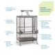 Product Prevue Pet Products Large Stainless Steel Playtop Bird Cage