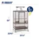 Product Prevue Pet Products Large Stainless Steel Playtop Bird Cage