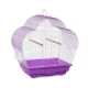 Product Prevue Pet Products Palm Beach Scallop Roof Budgie Cage Purple & White