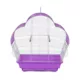 Product Prevue Pet Products Palm Beach Scallop Roof Budgie Cage Purple & White