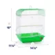 Product Prevue Pet Products South Beach Wave Top Bird Cage Lime Green