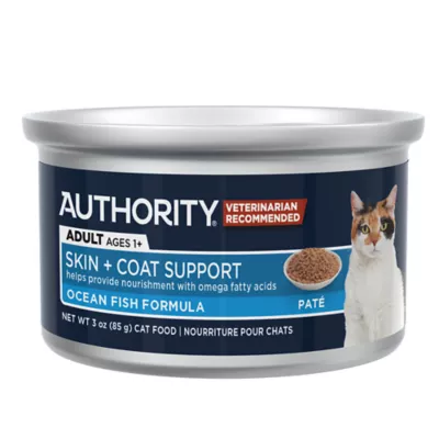 Product Authority Skin + Coat Support Adult Cat Wet Food - Pate, 3 OZ