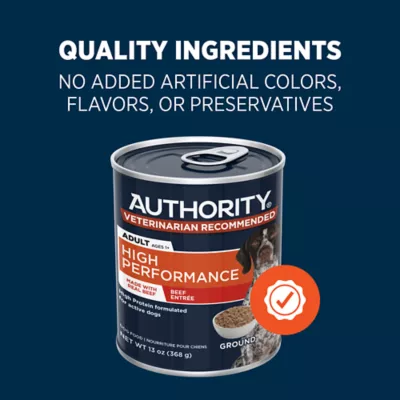Product Authority High Performance Ground Beef Entree Adult Dog Wet Food - 13 oz