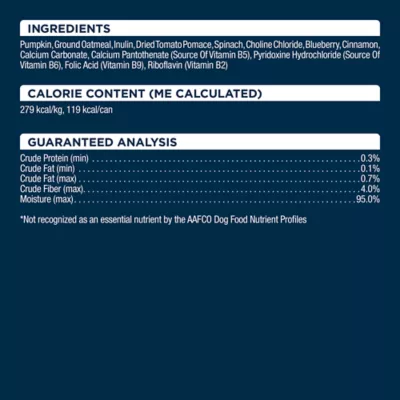 Product Authority Healthy Weight All Life Stages Dog Food Supplement Topper - Pumpkin, Oatmeal & Spinach