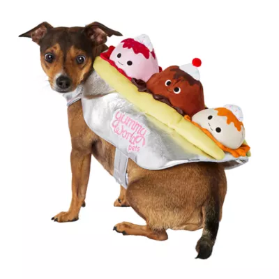 Product Rubie's Pet Shop Halloween Kidrobot Yummy World Banana Split Dog & Cat Costume