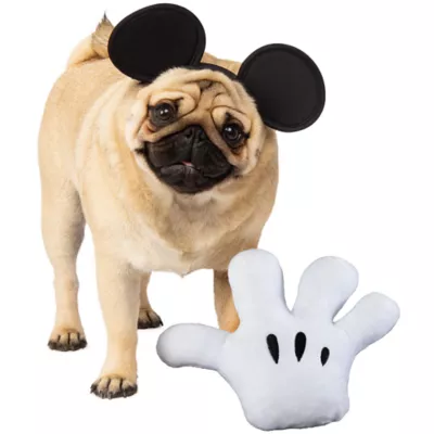Product Rubie's Pet Shop Halloween Mickey Mouse Dog Headpiece & Toy Bundle