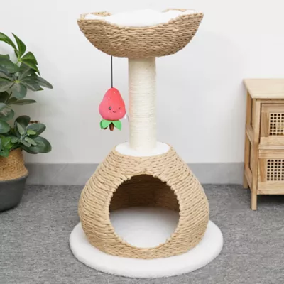 Product PetPals Straw-Lady Interactive Cat Toy