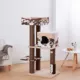 Product PetPals 50-in Cowboy Western Style Cat Tree, Brown