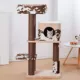 Product PetPals 50-in Cowboy Western Style Cat Tree, Brown