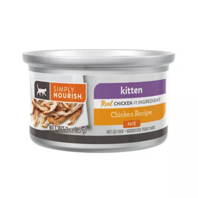 Product Simply Nourish Natural Kitten Wet Food - Pate, 3 oz