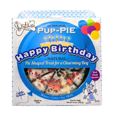 Product The Lazy Dog Cookie Co. Pup-PIE Happy Birthday Boy Dog Treat
