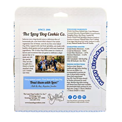 Product The Lazy Dog Cookie Co. Pup-PIE Happy Birthday Boy Dog Treat