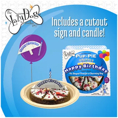 Product The Lazy Dog Cookie Co. Pup-PIE Happy Birthday Boy Dog Treat